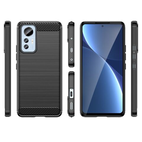15 TECH-PROTECT TPUCARBON crna maskica za XIAOMI 12 LITE - Slika 10