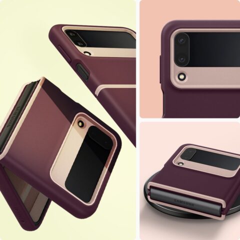 15 CASEOLOGY NANO POP zaštita za Samsung GALAXY Z FLIP 4 (BURGUNDY BEAN) - Slika 16