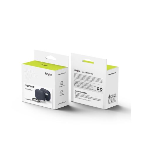 16 RINGKE SILICONE zaštita za APPLE AIRPODS PRO 1 / 2 (MIDNIGHT BLUE) - Slika 17