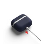 RINGKE SILICONE zaštita za APPLE AIRPODS PRO 1 / 2 (MIDNIGHT BLUE) - Slika 3
