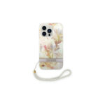 GUESS zaštita GUOHCP14XHFLSU APPLE iPHONE 14 PRO (PURPLE FLOWER STRAP) - Slika 3