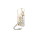 GUESS zaštita GUOHCP14XHFLSU APPLE iPHONE 14 PRO (PURPLE FLOWER STRAP) - Slika 6