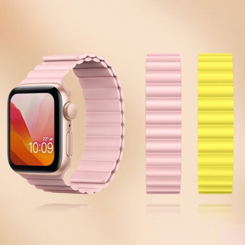 KINGXBAR MAGNETIC narukvica APPLE WATCH 4 / 5 / 6 / 7 / 8 / SE / ULTRA (42 / 44 / 45 / 49 mm) žuta - Slika 4