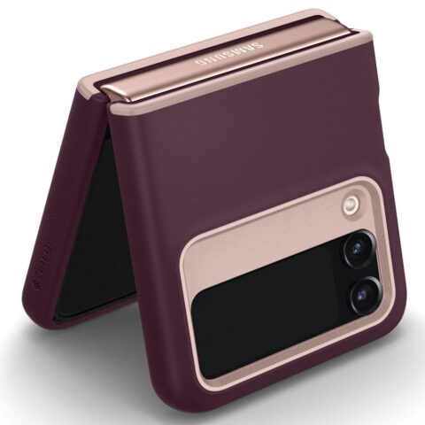 3 CASEOLOGY NANO POP zaštita za Samsung GALAXY Z FLIP 4 (BURGUNDY BEAN) - Slika 4