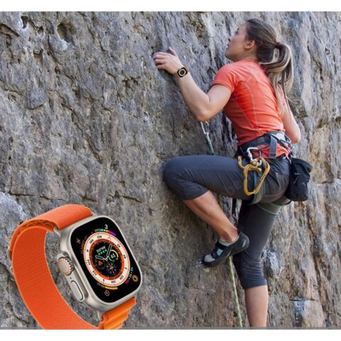 3 TECH-PROTECT NYLON PRO narukvica APPLE WATCH 4 / 5 / 6 / 7 / 8 / SE (38 / 40 / 41 mm) MILITARY GREEN - Slika 3
