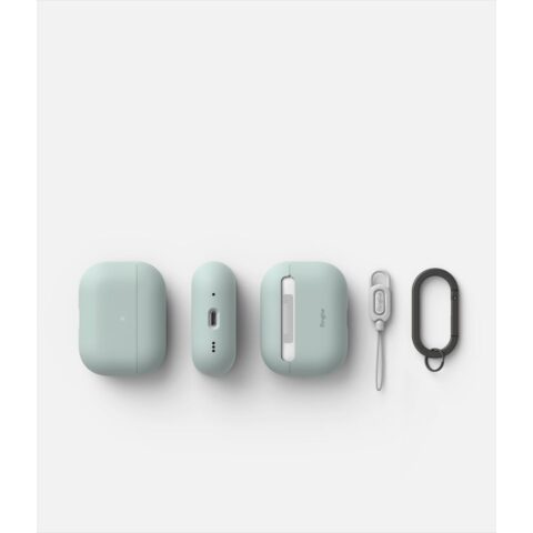 3 RINGKE SILICONE zaštita za APPLE AIRPODS PRO 1 / 2 (SEAFOAM) - Slika 4