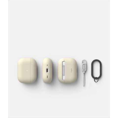 RINGKE SILICONE zaštita za APPLE AIRPODS PRO 1 / 2 (CREAM) - Slika 4