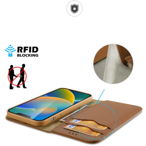 DUX DUCIS HIVO kožna torbica za iPHONE 14 (smeđa) - Slika 8