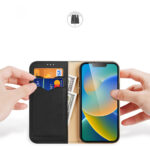 DUX DUCIS HIVO kožna torbica za iPHONE 14 PLUS (crna) - Slika 3