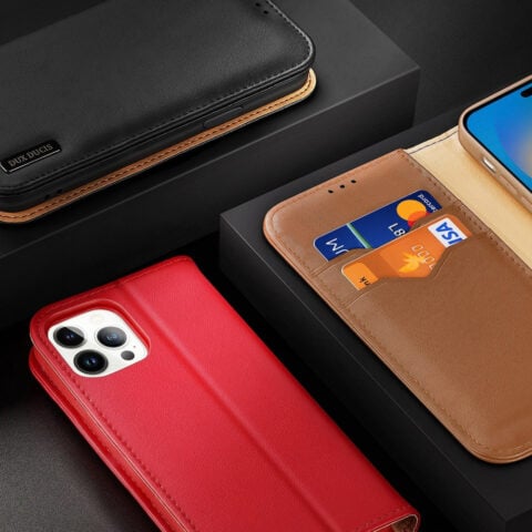 303159 DUX DUCIS HIVO kožna torbica za iPHONE 14 PRO MAX (crvena) - Slika 10