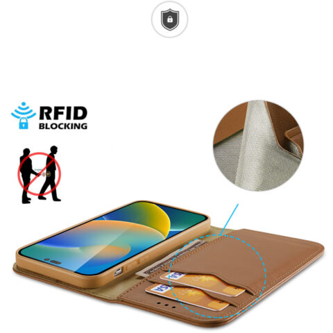 303179 DUX DUCIS HIVO kožna torbica za iPHONE 14 PRO MAX (smeđa) - Slika 3