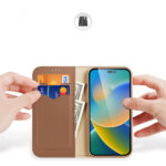 DUX DUCIS HIVO kožna torbica za iPHONE 14 PRO MAX (smeđa) - Slika 4