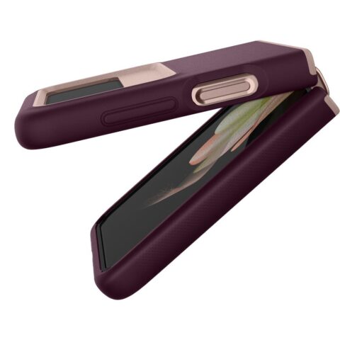 4 CASEOLOGY NANO POP zaštita za Samsung GALAXY Z FLIP 4 (BURGUNDY BEAN) - Slika 5