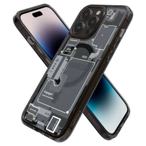 4 SPIGEN ULTRA HYBRID MAG MAGSAFE zaštita za iPHONE 14 PRO MAX (ZERO ONE) - Slika 5
