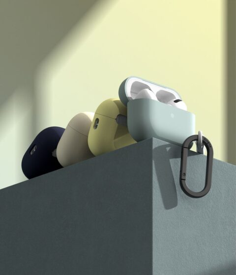 RINGKE SILICONE zaštita za APPLE AIRPODS PRO 1 / 2 (CREAM) - Slika 5