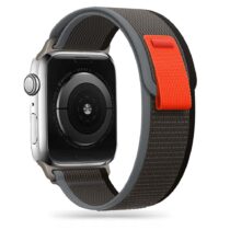 TECH-PROTECT NYLON narukvica APPLE WATCH 4 / 5 / 6 / 7 / 8 / SE (38 / 40 / 41 mm) BLACK/ORANGE