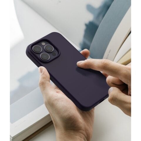 RINGKE SILICONE zaštita za iPHONE 14 PRO (DEEP PURPLE) - Slika 10