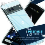 GOOGLE PIXEL 7 zaštitna futrola - TPU (prozirna) + kaljeno staklo (COMBO PACK)