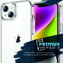 iPhone 14+ PLUS zaštitna maskica + 2 kaljena stakla (COMBO PACK)