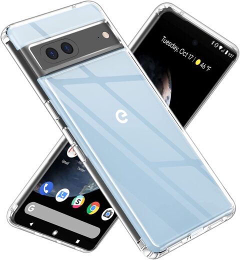 1 GOOGLE PIXEL 7 zaštitna futrola - TPU (prozirna) + kaljeno staklo (COMBO PACK) - Slika 3