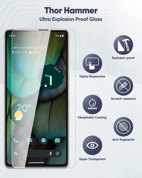 11 GOOGLE PIXEL 7 zaštitna futrola - TPU (prozirna) + kaljeno staklo (COMBO PACK) - Slika 13