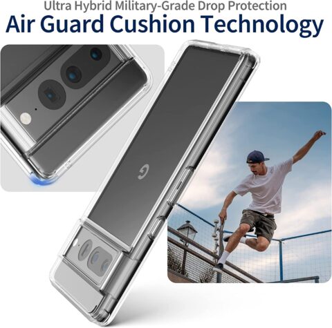 12 GOOGLE PIXEL 7 PRO zaštitna futrola - TPU (prozirna) + kaljeno staklo (COMBO PACK) - Slika 14