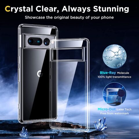 2 GOOGLE PIXEL 7 PRO zaštitna futrola - TPU (prozirna) + kaljeno staklo (COMBO PACK) - Slika 4