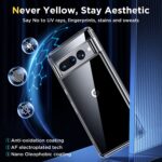 GOOGLE PIXEL 7 PRO zaštitna futrola - TPU (prozirna) + kaljeno staklo (COMBO PACK) - Slika 5