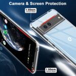 GOOGLE PIXEL 7 zaštitna futrola - TPU (prozirna) + kaljeno staklo (COMBO PACK) - Slika 6