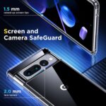 GOOGLE PIXEL 7 PRO zaštitna futrola - TPU (prozirna) + kaljeno staklo (COMBO PACK) - Slika 7