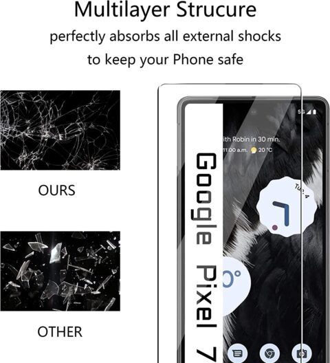 8 GOOGLE PIXEL 7 zaštitna futrola - TPU (prozirna) + kaljeno staklo (COMBO PACK) - Slika 10