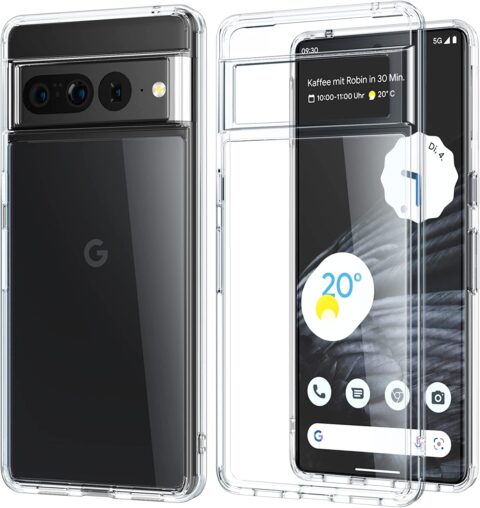 9 GOOGLE PIXEL 7 PRO zaštitna futrola - TPU (prozirna) + kaljeno staklo (COMBO PACK) - Slika 11