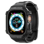 SPIGEN RUGGED ARMOR ”PRO” narukvica / maskica za Apple Watch ULTRA 1/2 (49 mm) CRNA