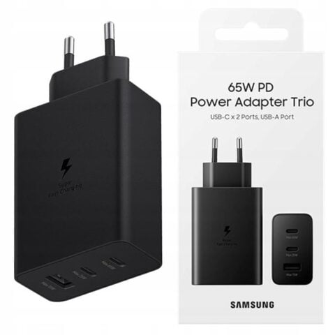 SAMSUNG original zidni punjač 65W TRIO za tri uređaja istovremeno - Slika 1