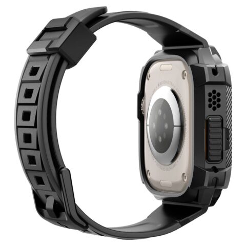 SPIGEN RUGGED ARMOR ”PRO” narukvica / maskica za Apple Watch ULTRA 1/2 (49 mm) CRNA - Slika 13