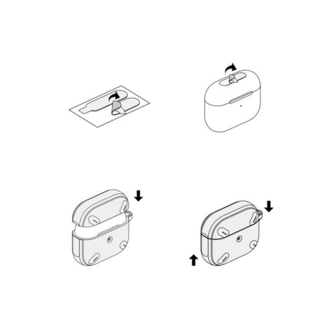 23 RINGKE ONYX zaštita za APPLE AIRPODS PRO 1 / 2 (crni) - Slika 12
