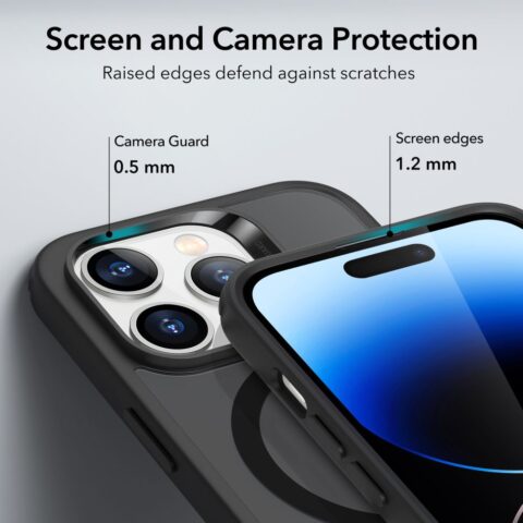 ESR CH HALOLOCK MAGSAFE zaštita za iPHONE 14 PRO MAX (FROSTED BLACK) - Slika 6