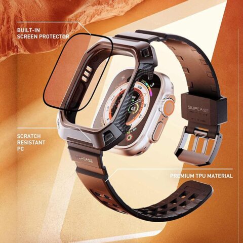 6 SUPCASE UNICORN BEETLE PRO & 2x kaljeno staklo za APPLE WATCH ULTRA 1 / 2 (49 mm) - Slika 2