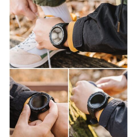 9 RINGKE FUSION X GUARD narukvica/zaštita za GALAXY WATCH 4 / 5 44 mm (crna) - Slika 10