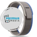 TECH-PROTECT NYLON narukvica APPLE WATCH 4 / 5 / 6 / 7 / 8 / SE / ULTRA (42 / 44 / 45 / 49 mm) GREY/BLUE