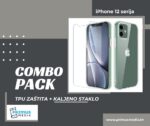iPhone 12 serija zaštitna maskica + kaljeno staklo (COMBO PACK)