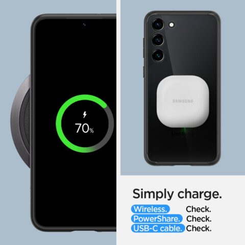 SPIGEN ULTRA HYBRID zaštita za Samsung GALAXY S23 (MATTE BLACK) - Slika 3