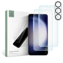 Tech-Protect Supreme komplet 2 kaljena stakla + zaštita za leće za Samsung GALAXY S23