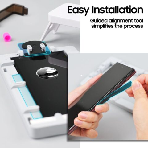 2 KOMADA original WHITESTONE DOME GLASS komplet sa UV lampom za GALAXY S23 ULTRA - Slika 5