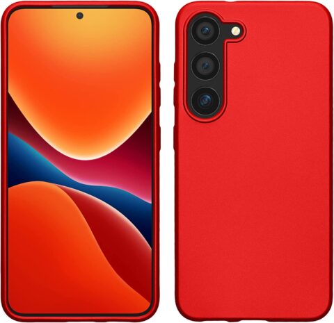 SILIKONSKA zaštitna maskica za Samsung Galaxy S23 (crvena) - Slika 8