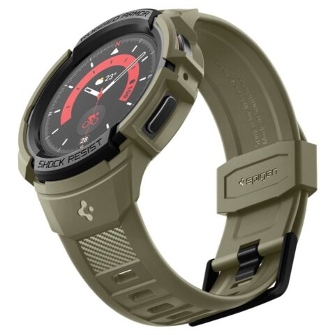 1 SPIGEN RUGGED ARMOR ”PRO” GALAXY WATCH 5 PRO 45 mm (VINTAGE KHAKI) - Slika 2