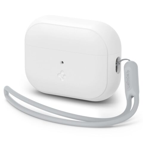 SPIGEN SILICONE FIT STRAP zaštita za APPLE AIRPODS PRO 1 / 2 (WHITE/GREY) - Slika 1