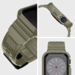 SPIGEN RUGGED ARMOR ”PRO” narukvica / maskica za Apple Watch 4/5/6/7/8/SE (44/45mm) (VINTAGE KHAKI) - Slika 13