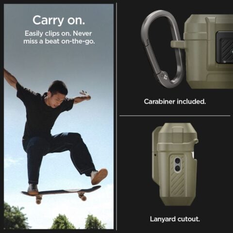 SPIGEN LOCK FIT zaštita za AIRPODS PRO 1 / 2 (VINTAGE KHAKI) - Slika 13