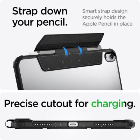 SPIGEN ULTRA HYBRID PRO zaštita za iPAD 10.9 2022 (SPECKLED GREY) - Slika 3